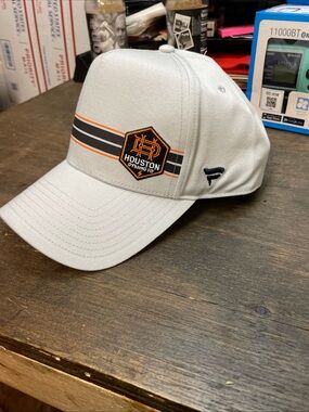 Fanatics Houston Dynamo FC Gray Hat with Orange & Black Stripes